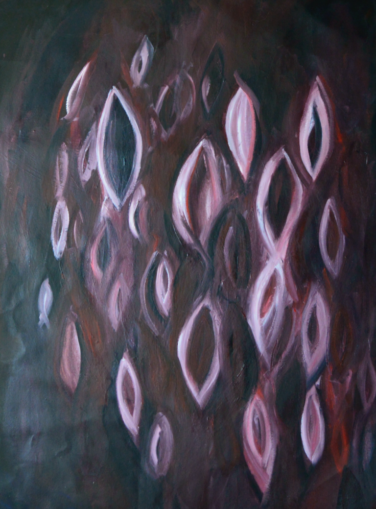 Cacophony II, oil on canvas, 55x75cm, 2023