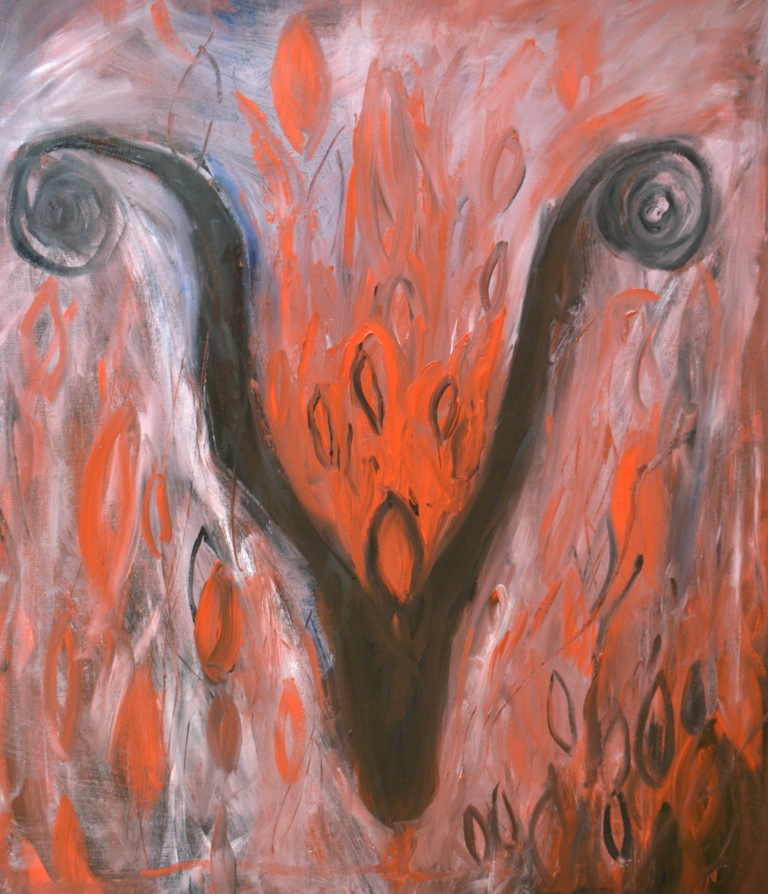 The Bull, oil on canvas, 50x60cm,2023