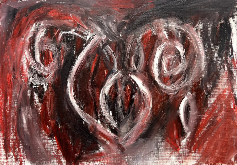 Found, oil on paper, 29.7x21cm, 2025